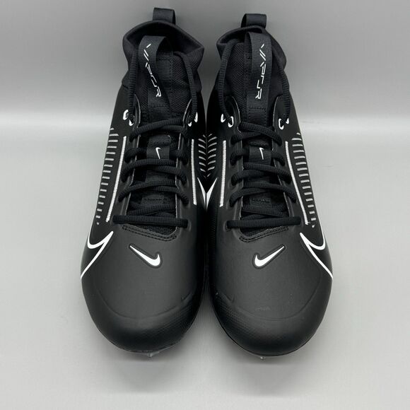Nike Vapor Edge Pro 360 2 Size 10 Men\'s Black White Football Cleats FN7759-001